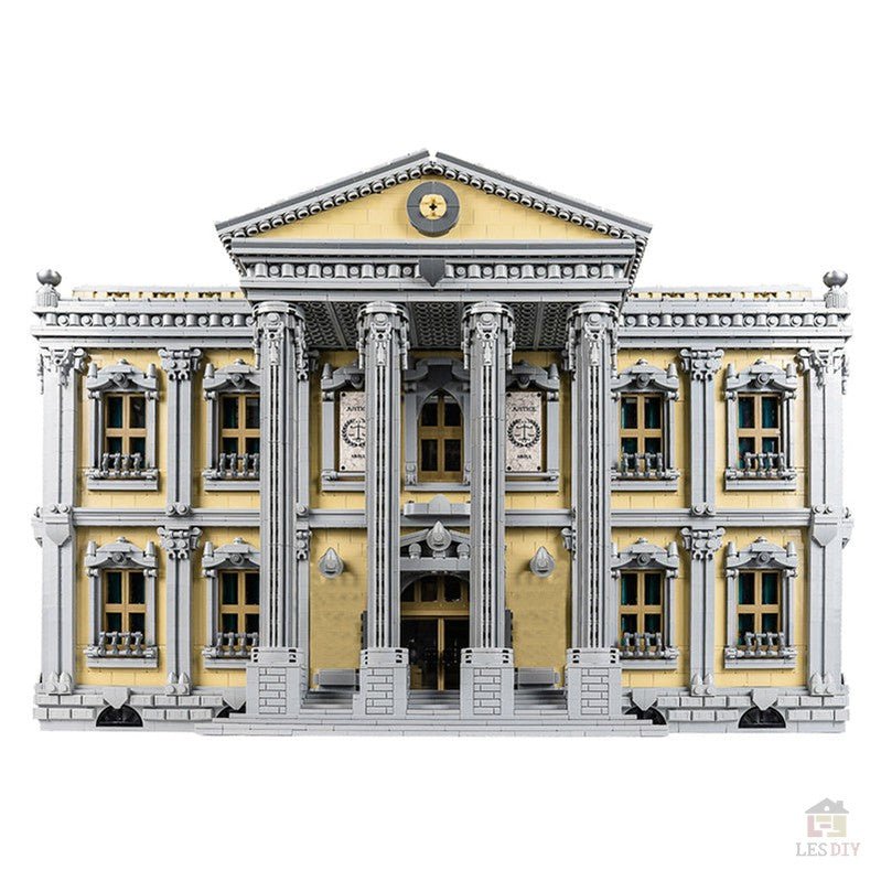 MOC - 77106 Das Gerichtsgebäude (Keine Aufkleber Enthalten) - LesDiy - Klemmbausteine