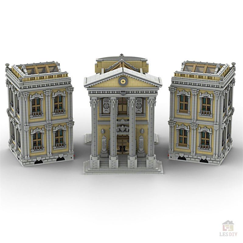 MOC - 77106 Das Gerichtsgebäude (Keine Aufkleber Enthalten) - LesDiy - Klemmbausteine