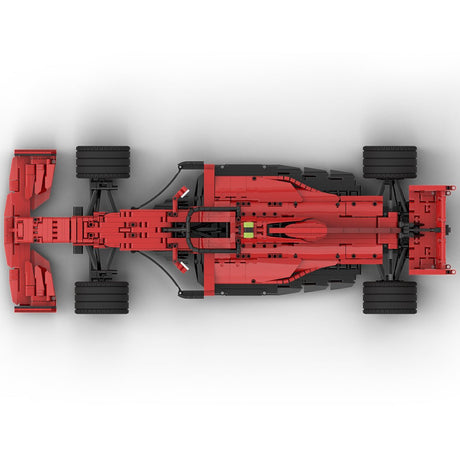 MOC - 77785 (Detailed Edition) Formel Super Circuit Luxus - Sportwagen im Maßstab 1:8 - LesDiy - Klemmbausteine
