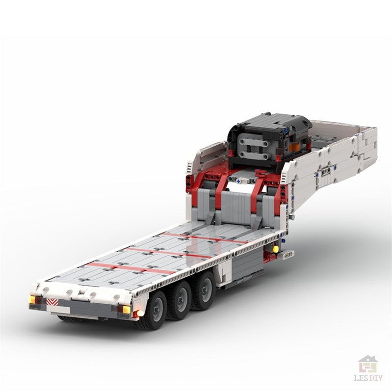 MOC - 78480 Technik Volve FMX 6×4 Trailer - LesDiy - Klemmbausteine