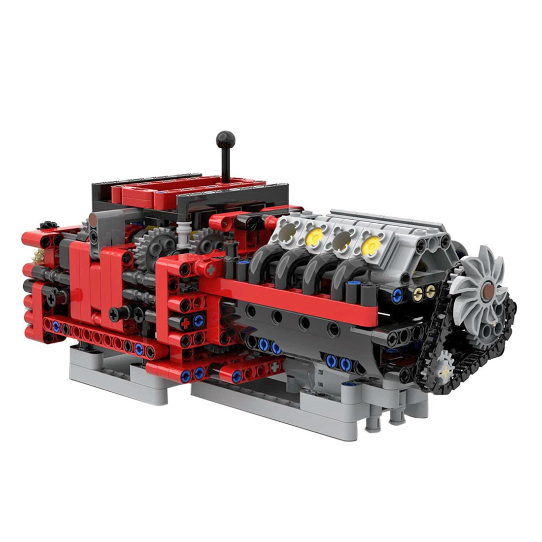 MOC - 79482 GTE Manual 8 Speed Gearbox Klemmbausteine - LesDiy - Klemmbausteine