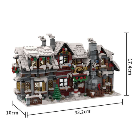 MOC - 79497 DREI kleine Winterhäuser (Die Rückseite) - LesDiy - Klemmbausteine