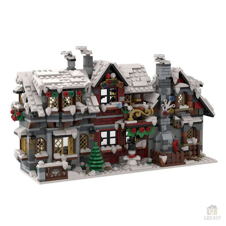 MOC - 79497 DREI kleine Winterhäuser (Die Rückseite) - LesDiy - Klemmbausteine