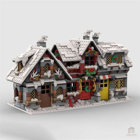 MOC - 79497 DREI kleine Winterhäuser (Die Rückseite) - LesDiy - Klemmbausteine