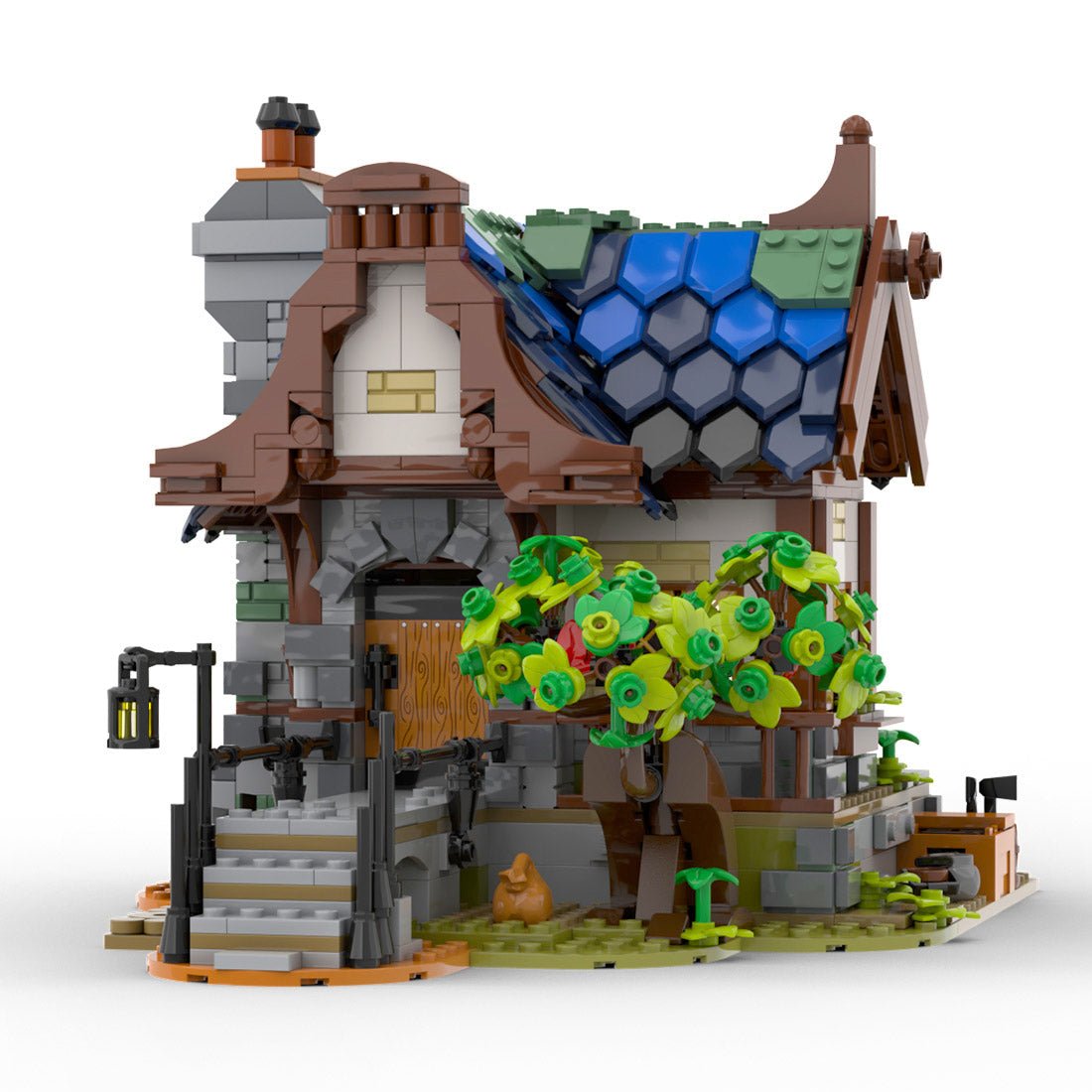 MOC - 79655 Mittelalterliches Haus - LesDiy - Klemmbausteine