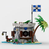 MOC - 80308 Kaiserliche Kanonenbucht Klemmbausteine - LesDiy - Klemmbausteine
