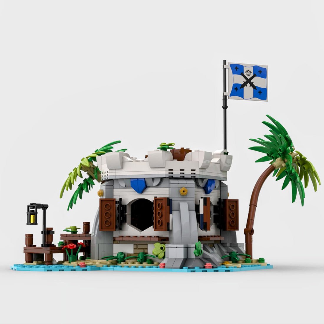 MOC - 80308 Kaiserliche Kanonenbucht Klemmbausteine - LesDiy - Klemmbausteine