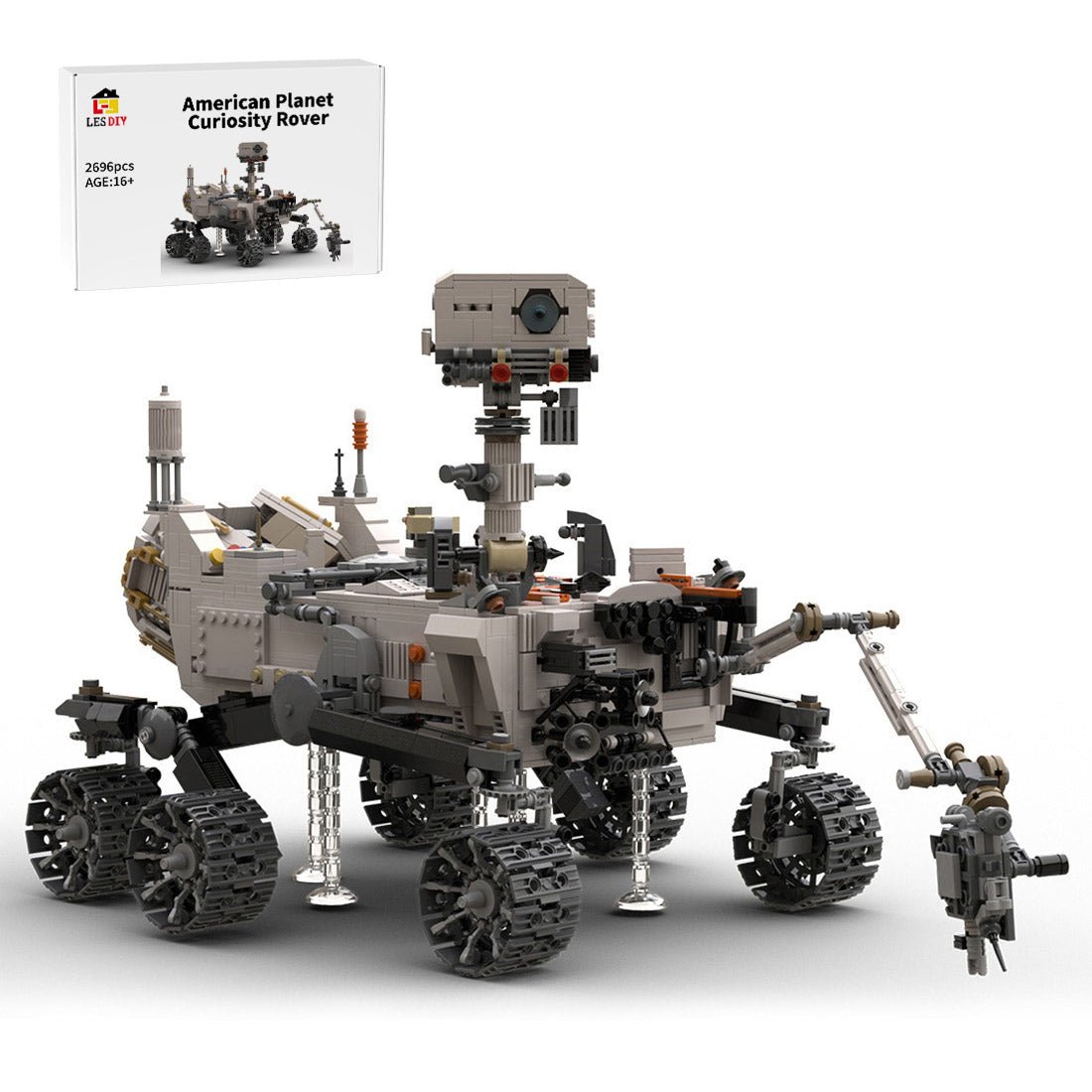 MOC - 80946 NASA Mars Curiosity Rover Klemmbausteine - LesDiy - Klemmbausteine