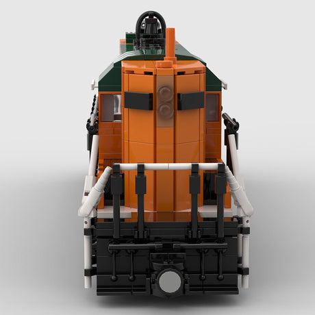 MOC - 82002 Nördlicher GP9 - Zug - LesDiy - Klemmbausteine