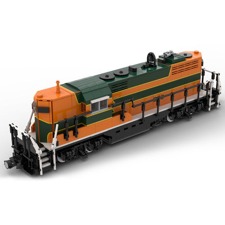 MOC - 82002 Nördlicher GP9 - Zug - LesDiy - Klemmbausteine