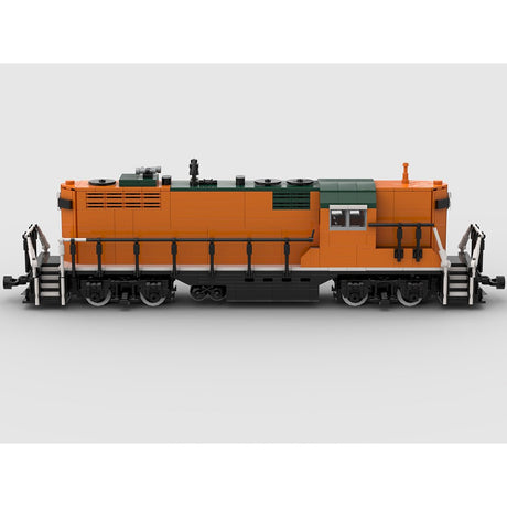 MOC - 82002 Nördlicher GP9 - Zug - LesDiy - Klemmbausteine