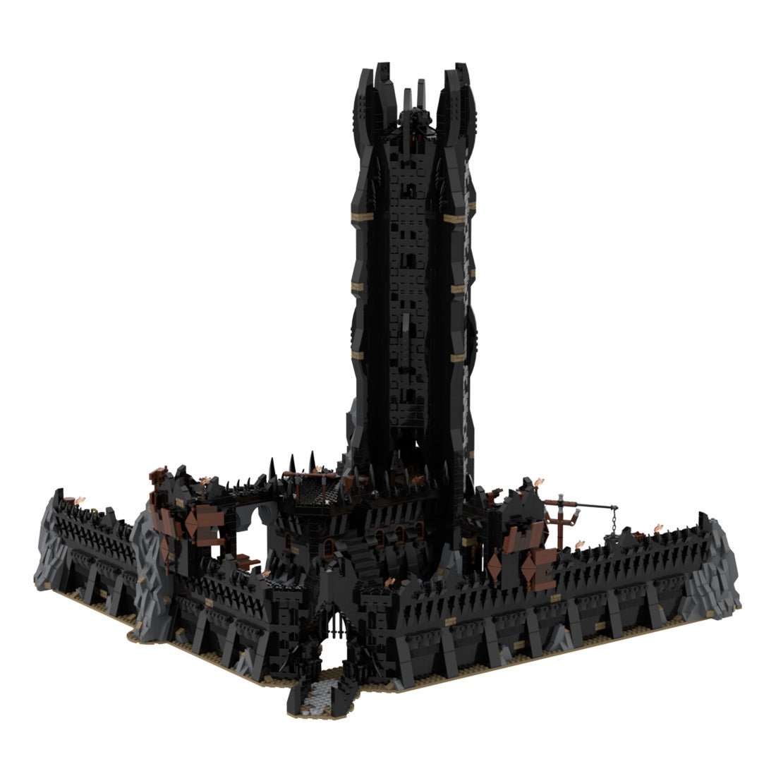 MOC - 82142 Cirith Ungol Klemmbausteine - LesDiy - Klemmbausteine