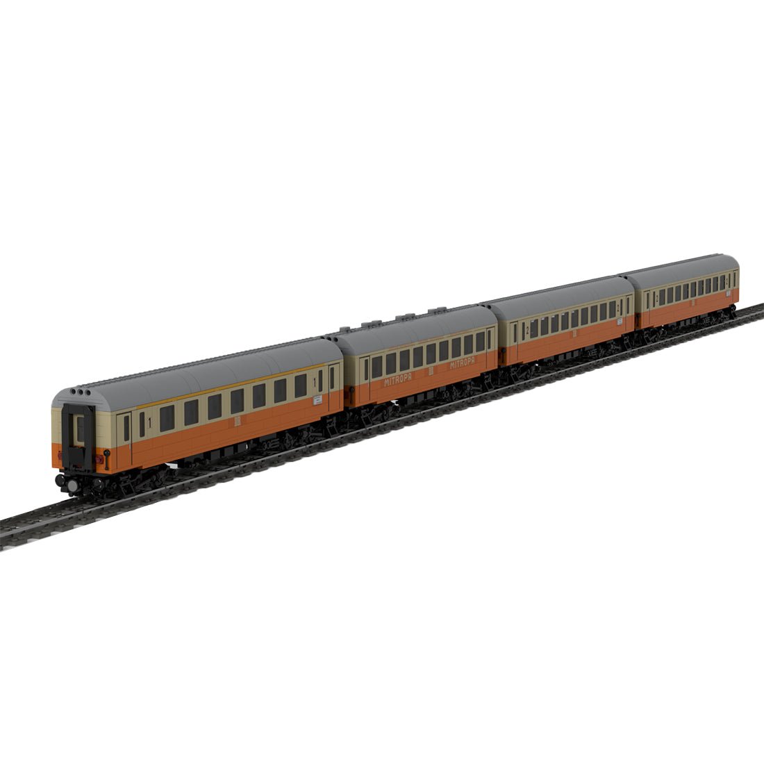 MOC - 82165 City Express (Städte - Express) of the Deutsche Reichsbahn Klemmbausteine - LesDiy - Klemmbausteine
