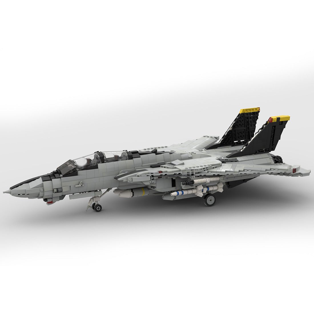 MOC - 82377 Grumman F - 14 Tomcat | 1:35 Minifig Scale Klemmbausteine - LesDiy - Klemmbausteine