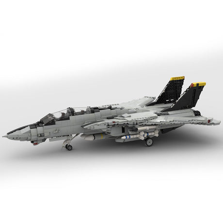 MOC - 82377 Grumman F - 14 Tomcat | 1:35 Minifig Scale Klemmbausteine - LesDiy - Klemmbausteine