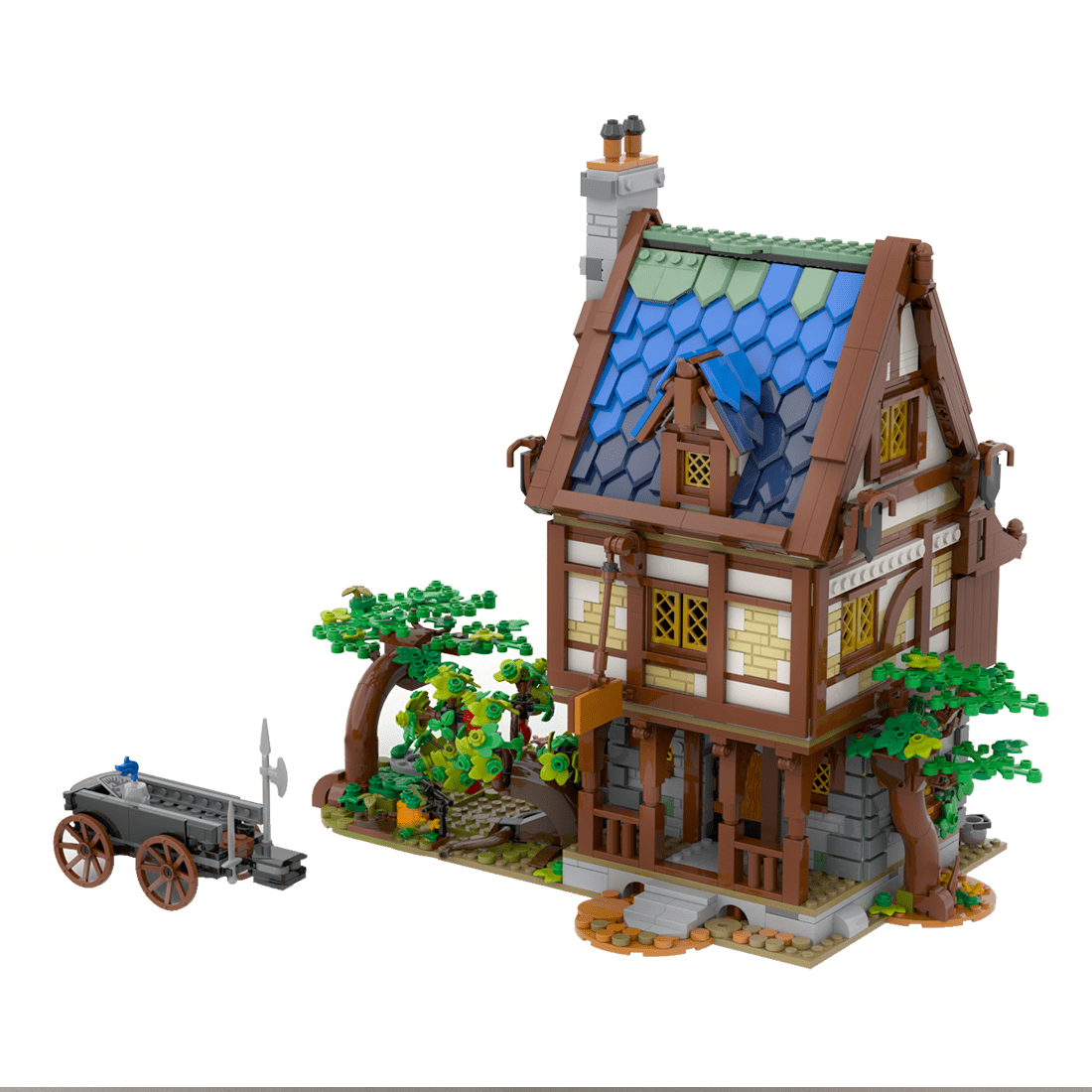 MOC - 83786 Mittelalterliche Taverne - LesDiy - Klemmbausteine