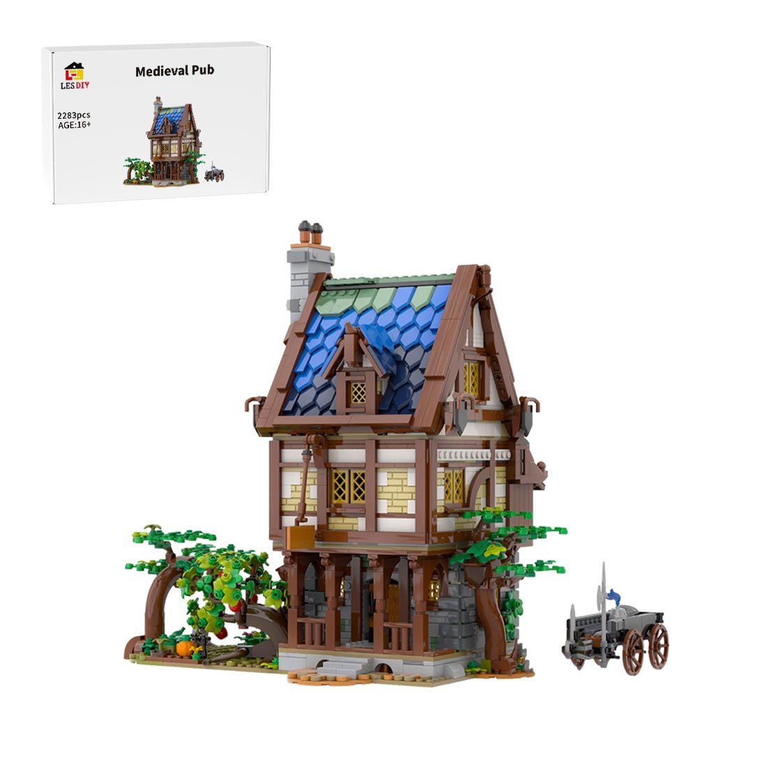 MOC - 83786 Mittelalterliche Taverne - LesDiy - Klemmbausteine