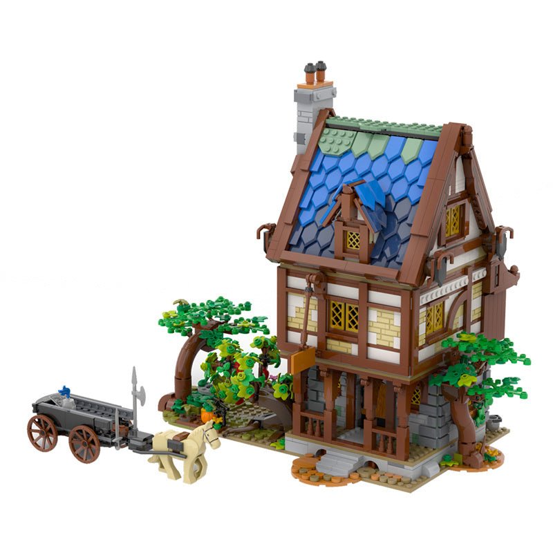 MOC - 83786 Mittelalterliche Taverne - LesDiy - Klemmbausteine