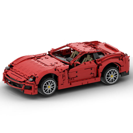 MOC - 84655 MOD 1:10 Scale GTB Highway Super Luxury Sports Car - LesDiy - Klemmbausteine