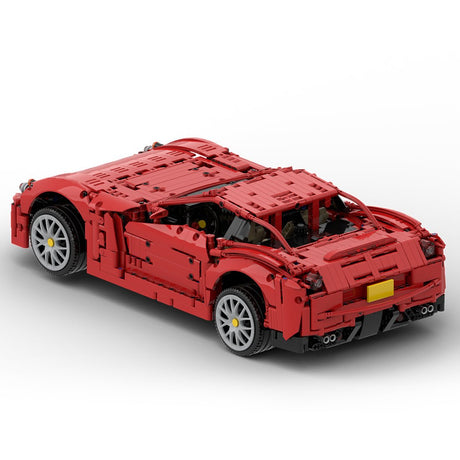 MOC - 84655 MOD 1:10 Scale GTB Highway Super Luxury Sports Car - LesDiy - Klemmbausteine