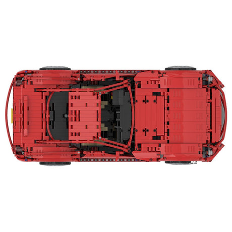 MOC - 84655 MOD 1:10 Scale GTB Highway Super Luxury Sports Car - LesDiy - Klemmbausteine