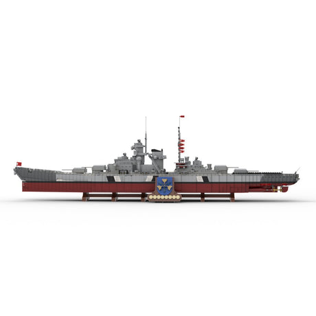 MOC - 84840 Bismarck - Kreuzer - Schlachtschiff Klemmbausteine - LesDiy - Klemmbausteine