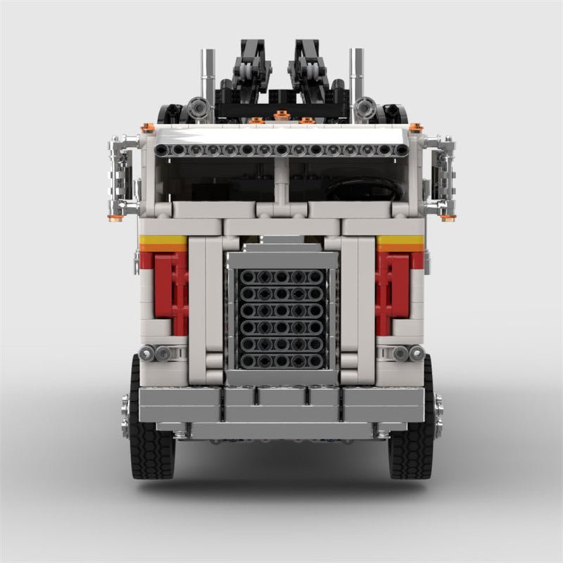 MOC - 85025 Freightliner FLA Abschleppwagen Klemmbausteine - LesDiy - Klemmbausteine