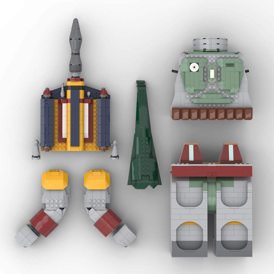 MOC - 85873 Boba Fett - LesDiy - Klemmbausteine