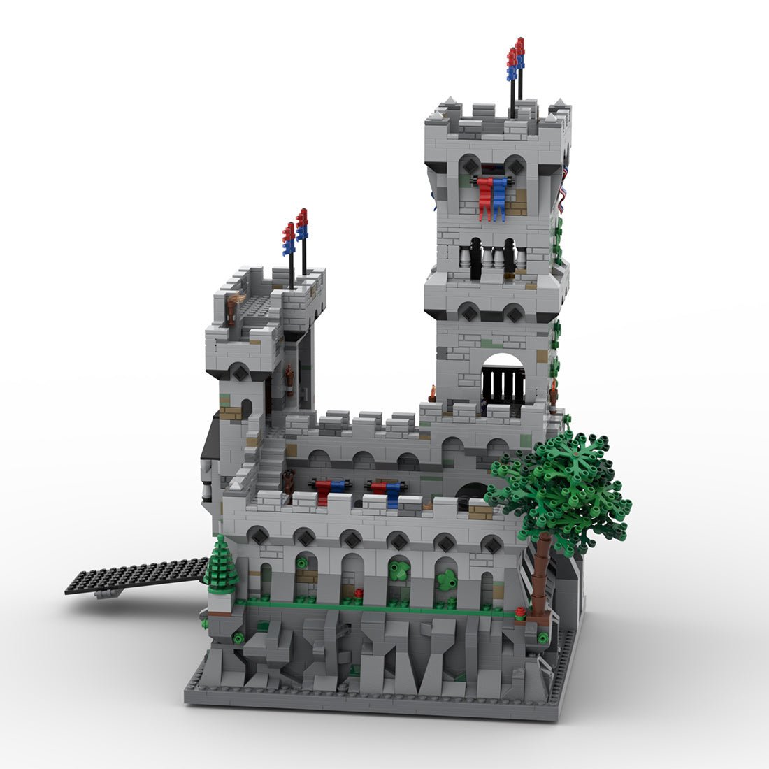 MOC - 87299 King’s Mountain Fortress Klemmbausteine - LesDiy - Klemmbausteine