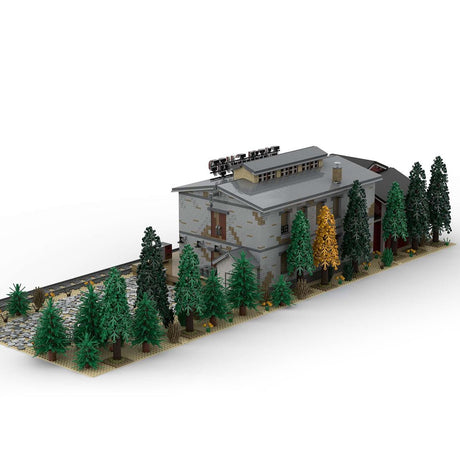 MOC - 88547 1/40 Schild Shop Train Scene Klemmbausteine - LesDiy - Klemmbausteine