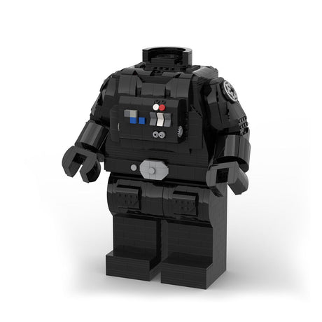 MOC - 88934 Tie Fighter Pilot Klemmbausteine - LesDiy - Klemmbausteine