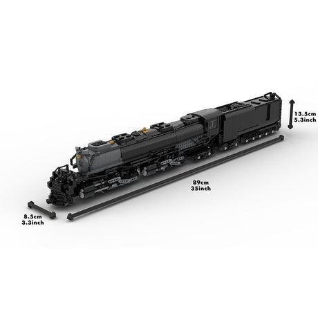 MOC - 89126 Union Pacific 4014 Big Boy Klemmbuateine - LesDiy - Klemmbausteine