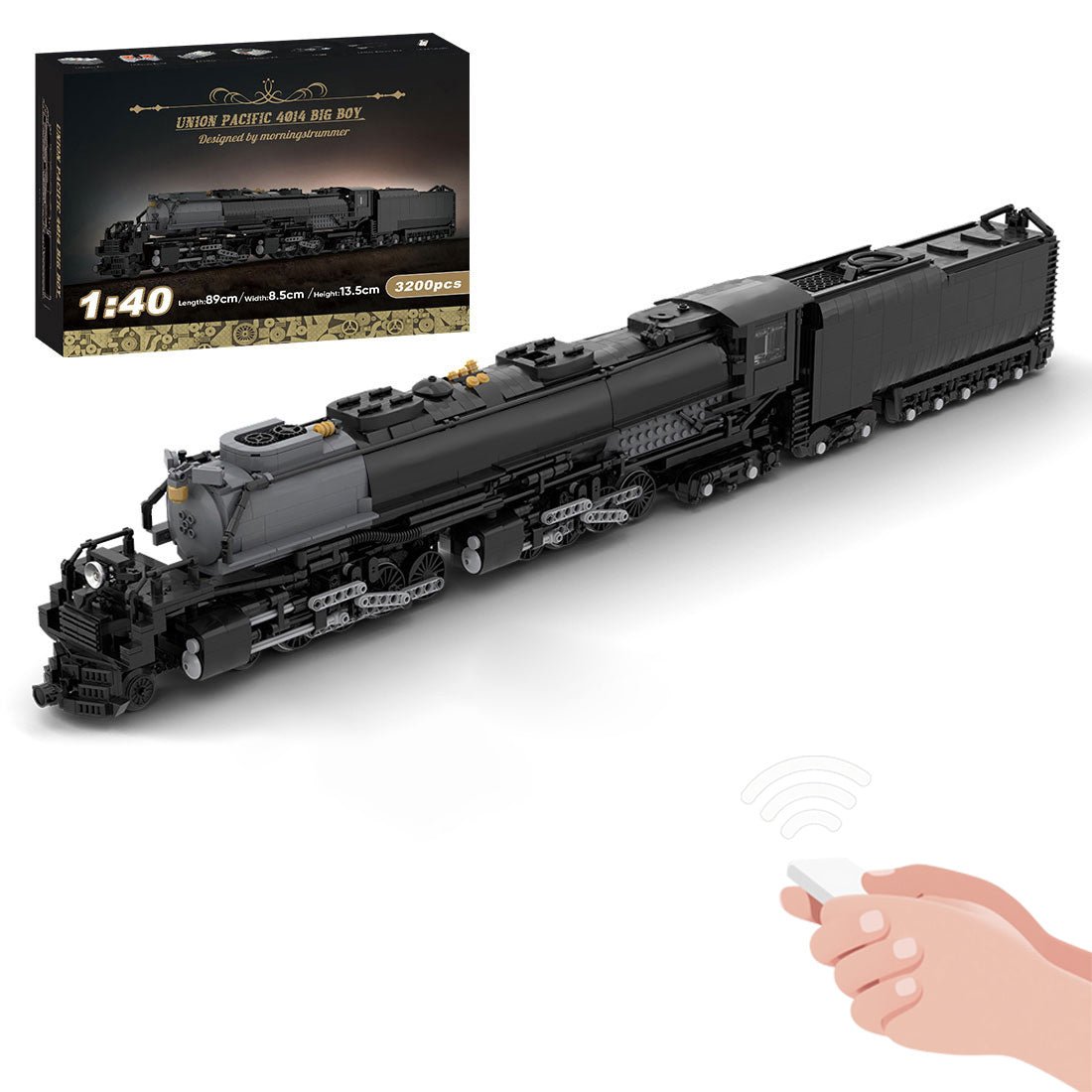 MOC - 89126 Union Pacific 4014 Big Boy Klemmbuateine - LesDiy - Klemmbausteine