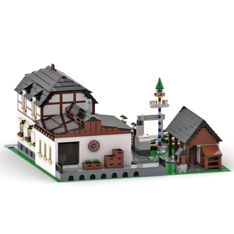 MOC - 90068 Brauerei München Oktoberfest Klemmbausteine - LesDiy - Klemmbausteine