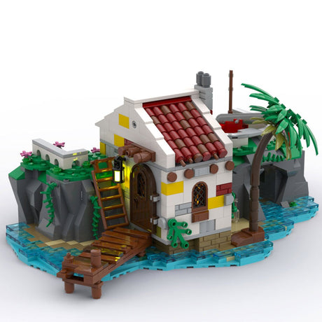 MOC - 90994 The Pirate Series The Conquered Outpost Klemmbausteine - LesDiy - Klemmbausteine