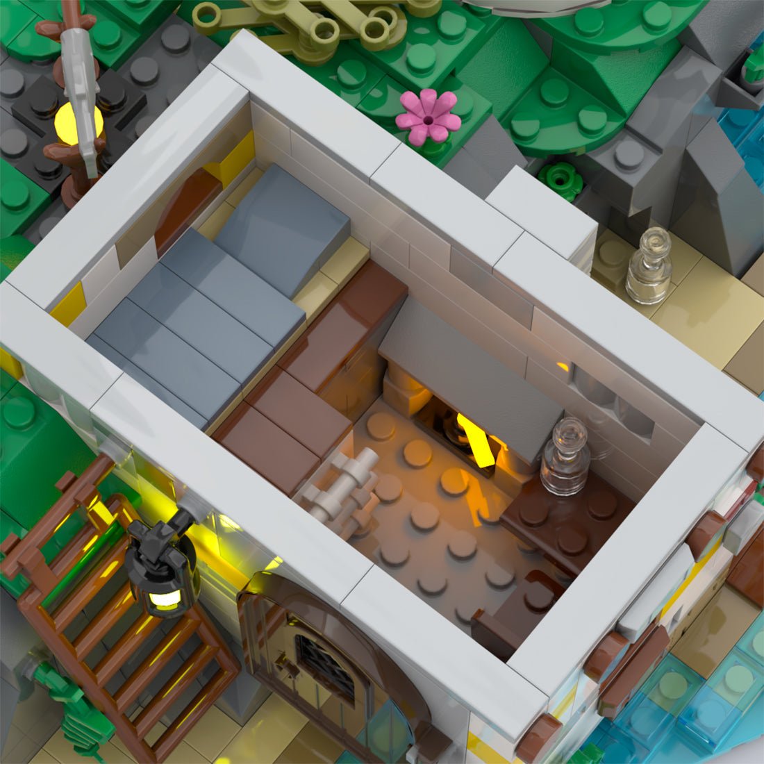 MOC - 90994 The Pirate Series The Conquered Outpost Klemmbausteine - LesDiy - Klemmbausteine