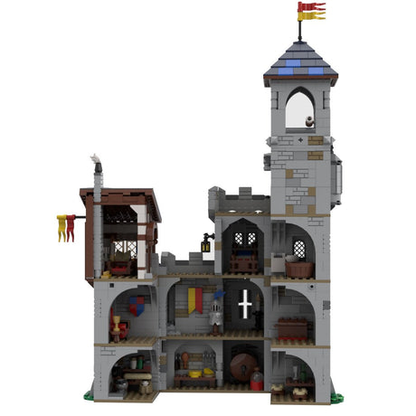 MOC - 92106 Modular Castle's Keep Klemmbausteine - LesDiy - Klemmbausteine