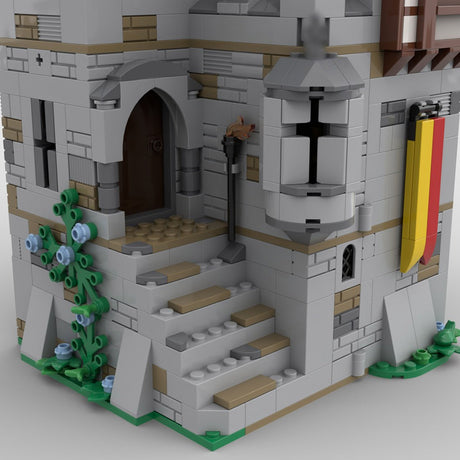 MOC - 92106 Modular Castle's Keep Klemmbausteine - LesDiy - Klemmbausteine