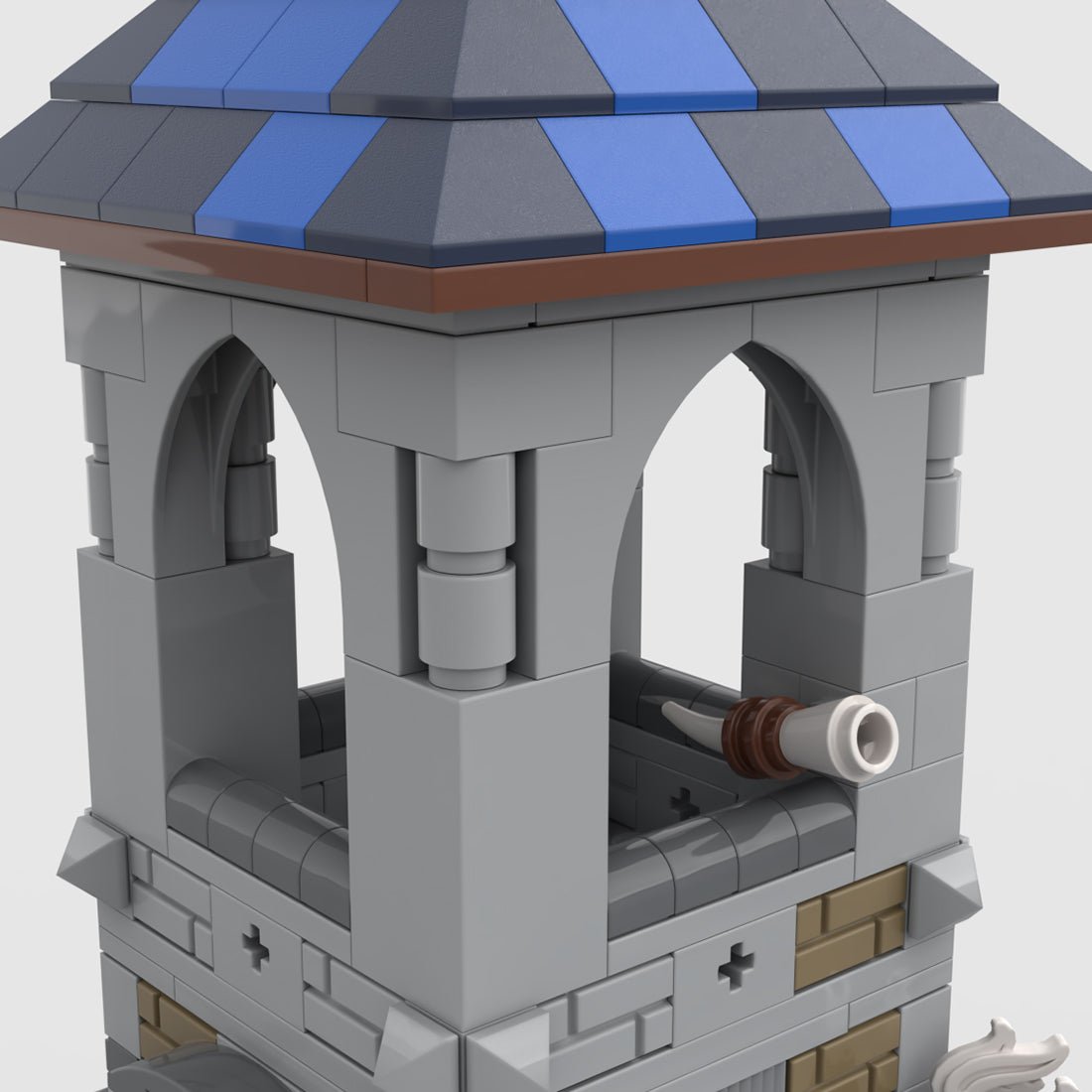 MOC - 92106 Modular Castle's Keep Klemmbausteine - LesDiy - Klemmbausteine