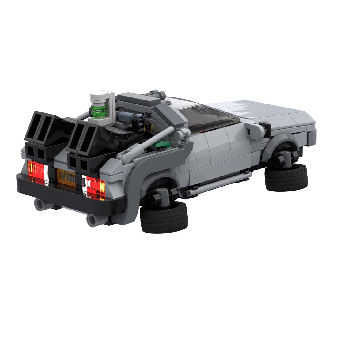 MOC - 92174 BTTF Series: DeLorean Time Machine 3 in 1 Klemmbausteine - LesDiy - Klemmbausteine