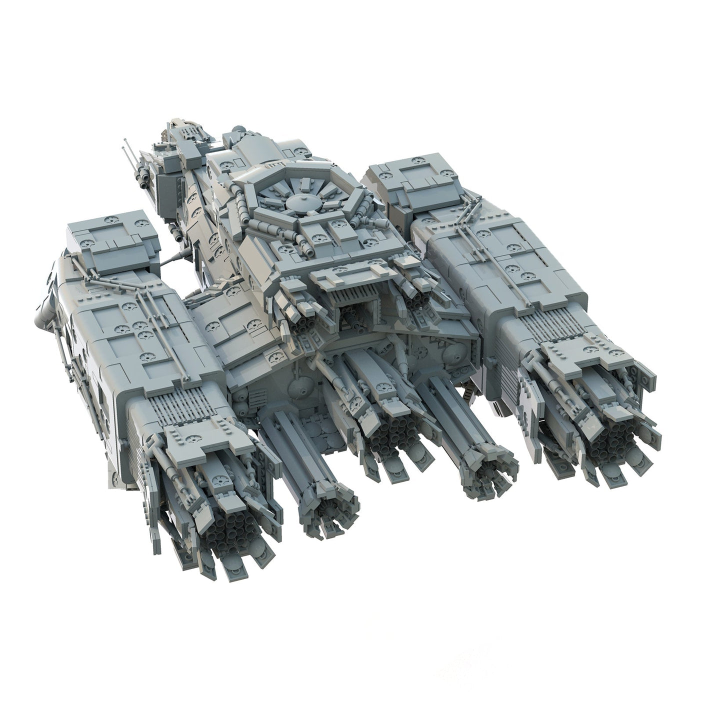 MOC - 92753 USCSS NOSTROMO 9803 - New Upload Raumschiff Klemmbausteine - LesDiy - Klemmbausteine