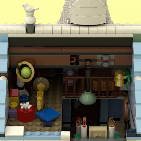 MOC - 92758 Winter Cabin Klemmbausteine - LesDiy - Klemmbausteine