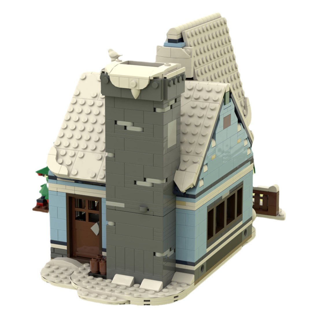 MOC - 92758 Winter Cabin Klemmbausteine - LesDiy - Klemmbausteine