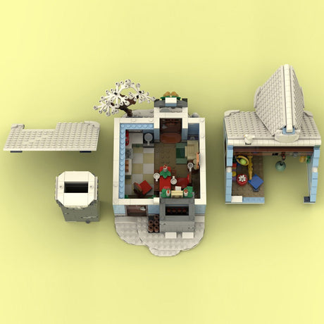 MOC - 92758 Winter Cabin Klemmbausteine - LesDiy - Klemmbausteine