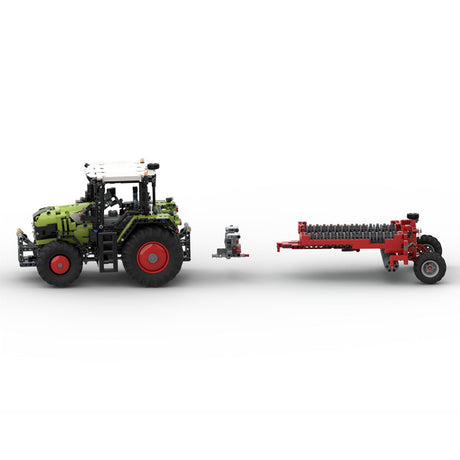 MOC - 94474 & MOC - 78643 RC ausziehbarer Ackerschlepper Klemmbausteine - LesDiy - Klemmbausteine