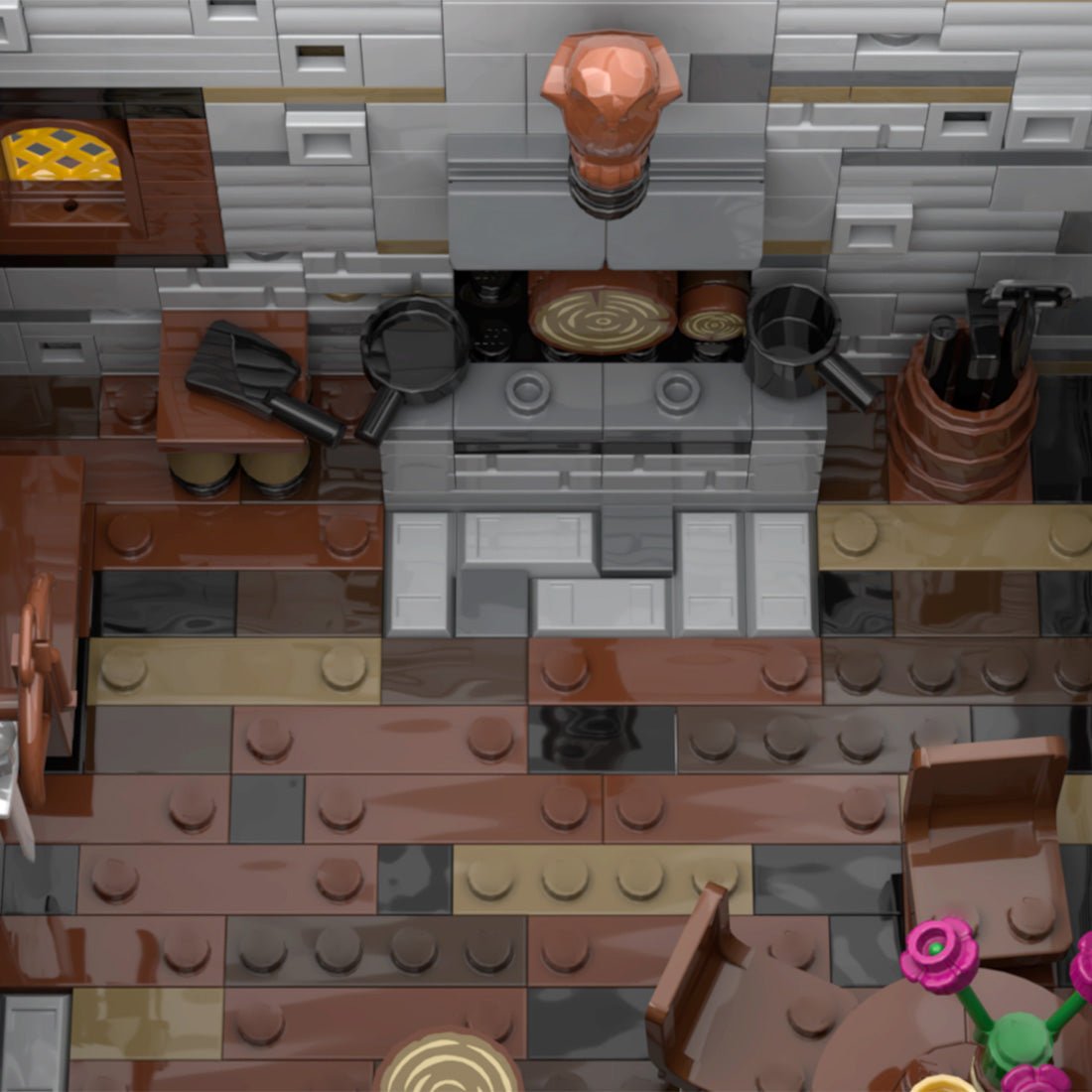 MOC - 94577 Mittelalterliches Tudor - Haus - LesDiy - Klemmbausteine