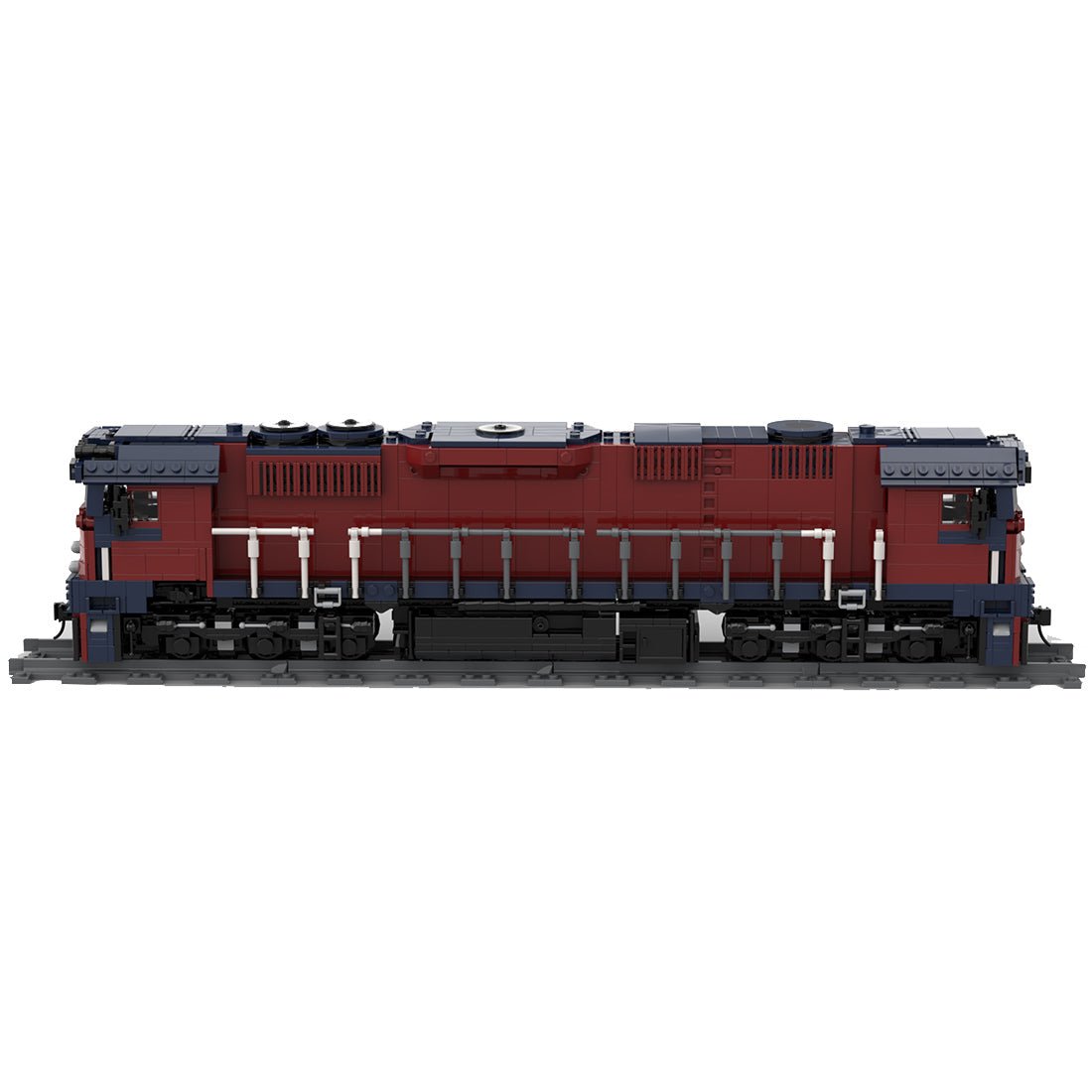MOC - 94813 Rot - Blauer N - Klasse - Zug - LesDiy - Klemmbausteine