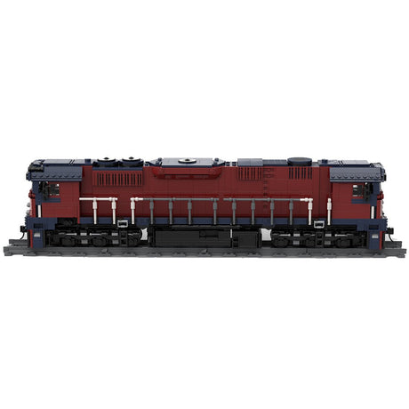 MOC - 94813 Rot - Blauer N - Klasse - Zug - LesDiy - Klemmbausteine
