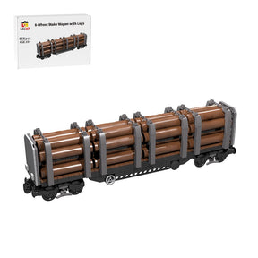 MOC - 95267 8 - Wheel Stake Wagon Klemmbausteine - LesDiy - Klemmbausteine