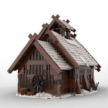 MOC - 96080 Winter Viking Mead Hall Klemmbausteine - LesDiy - Klemmbausteine